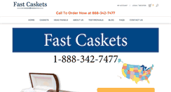 Desktop Screenshot of fastcaskets.com